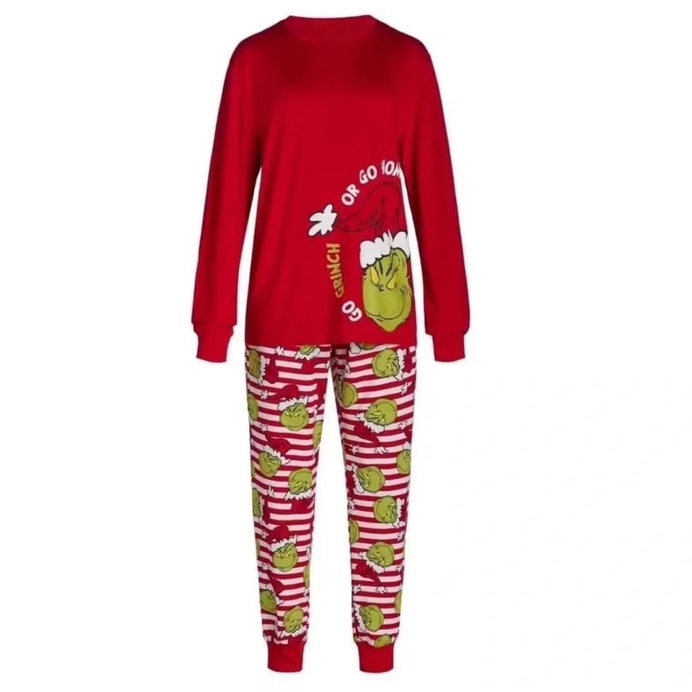 Matching Family Christmas Pajamas Grinch Pajama Set Baby Kids Men Women